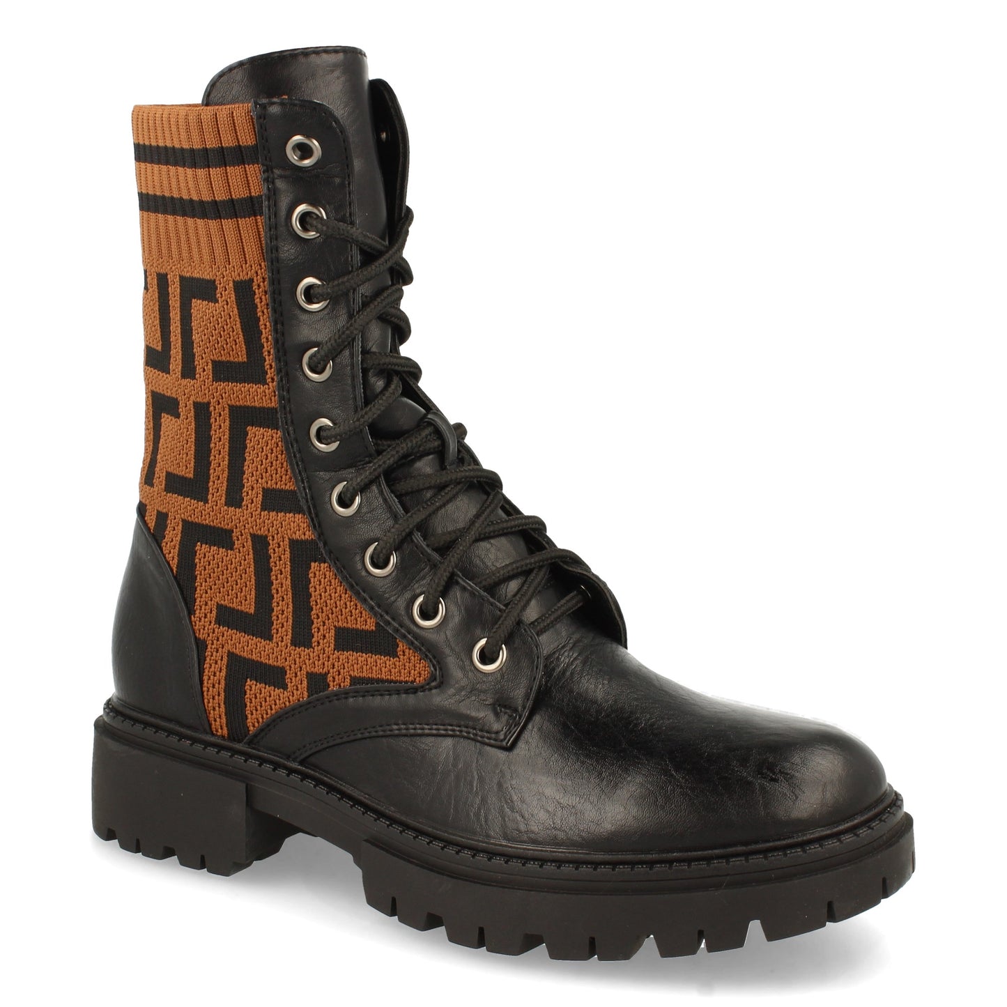 Botin Plano para Mujer con Grabados Etn