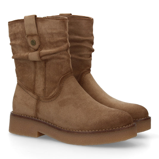 Botines planos para Mujer  ´cómodos y elegantes  Diseño moderno con caña arrugad