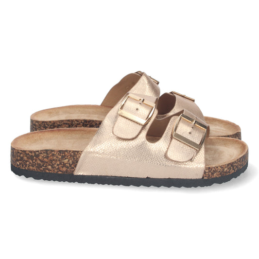 Sandalia Plana de Mujer  con Planta de Anatomica de Bio  y H