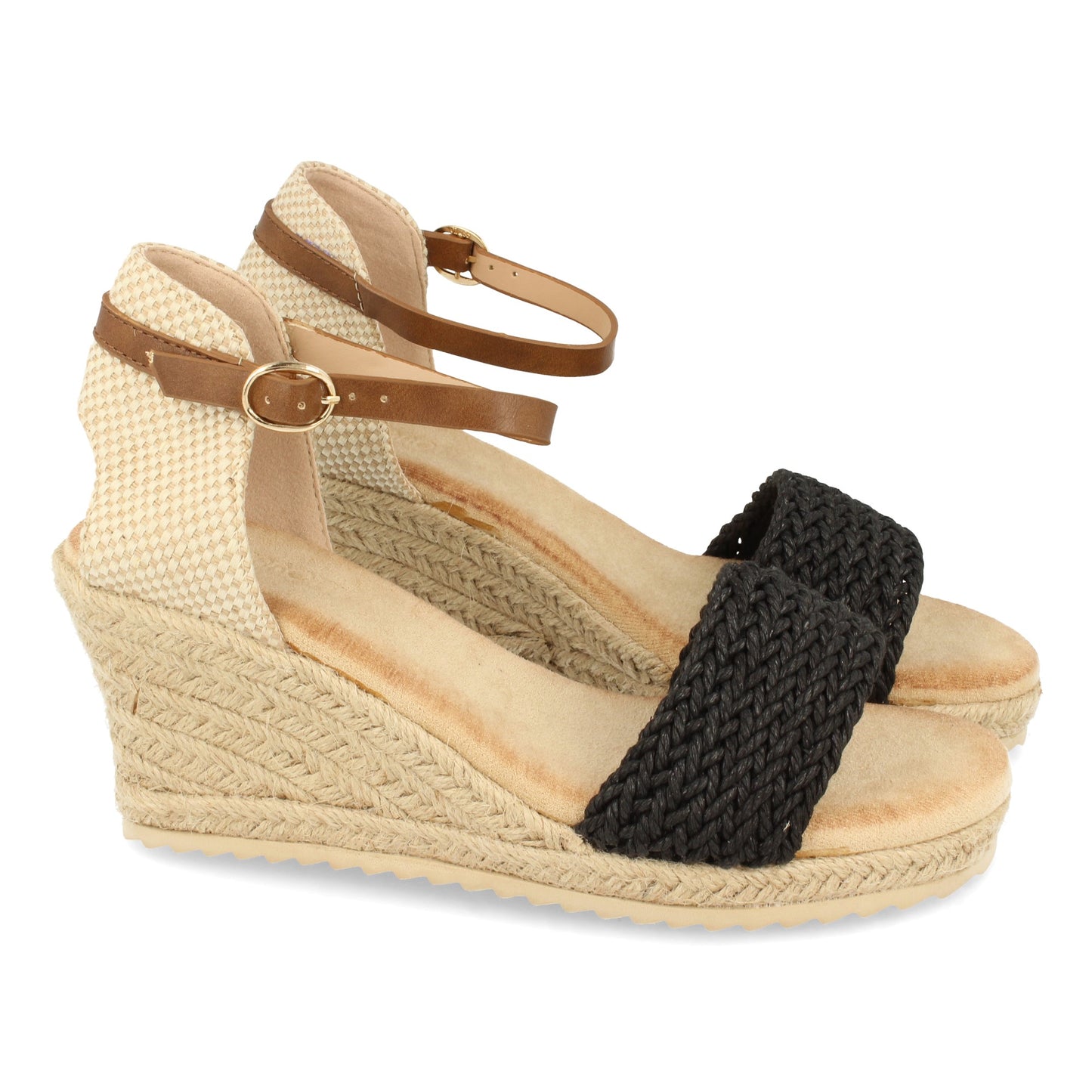Sandalia para Mujer con cuña de Yute Co