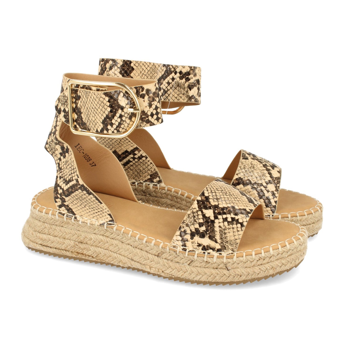 Sandalia Plana para Mujer con Yute Pala Fina Ta