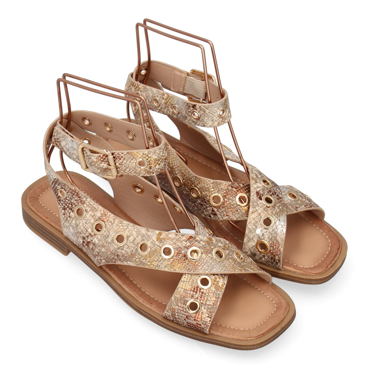 Sandalias planas de mujer  comodas y elegantes  diseño moder