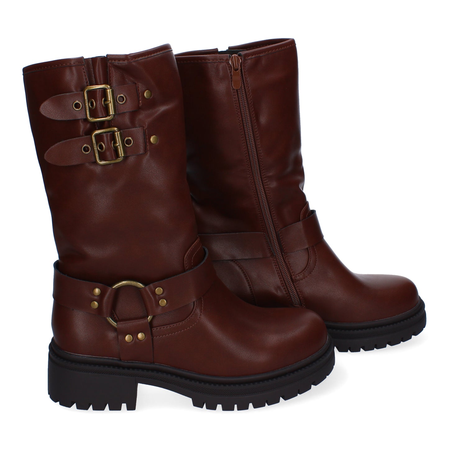 Botas de tacón para Mujer  Estilo Motero  Comodos