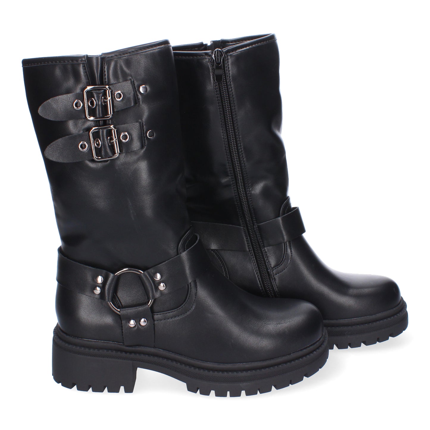 Botas de tacón para Mujer  Estilo Motero  Comodos