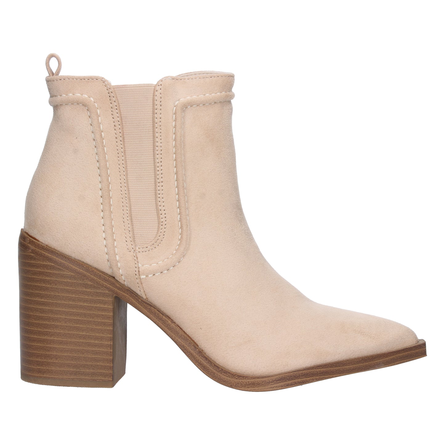 Botin de Tacon Ancho para Mujer Comodo