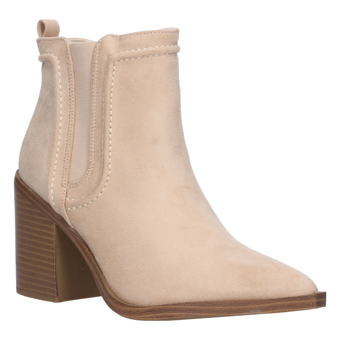 Botin de Tacon Ancho para Mujer Comodo