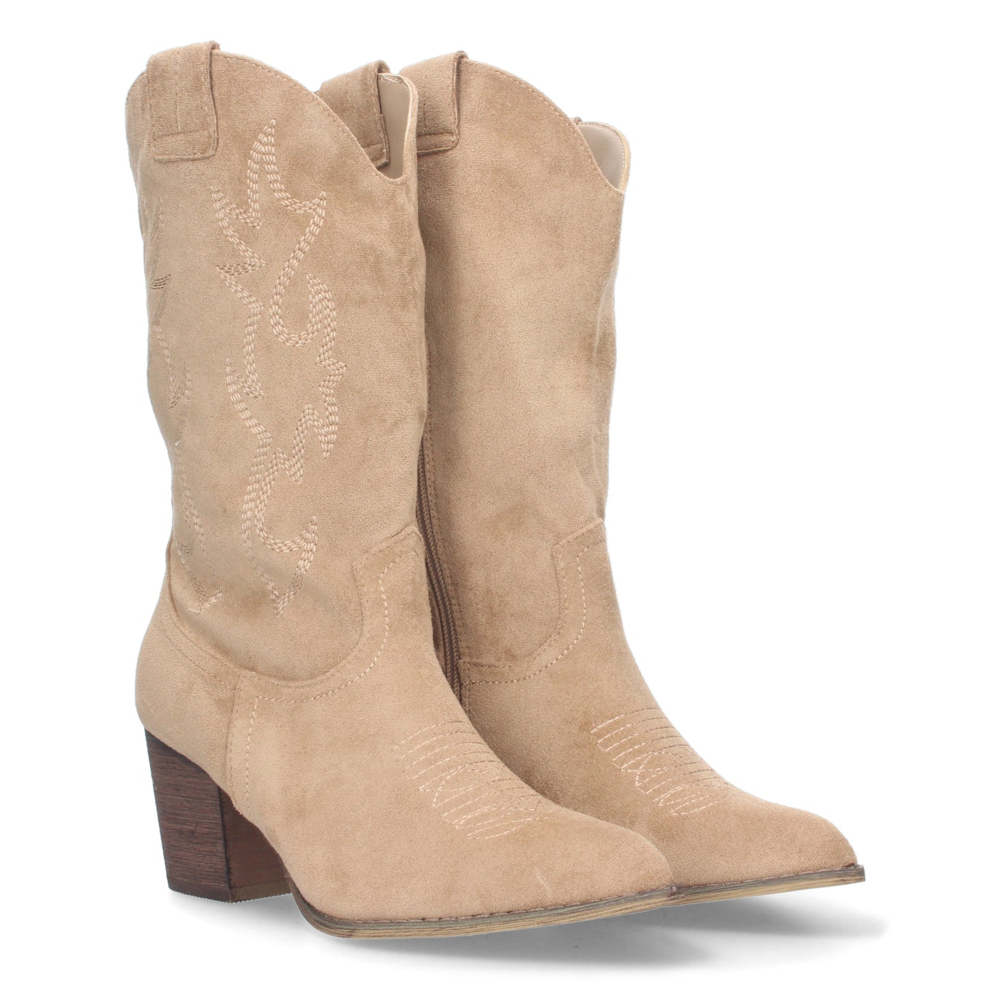 BotinCampero con tacón  cómodo  con Bor