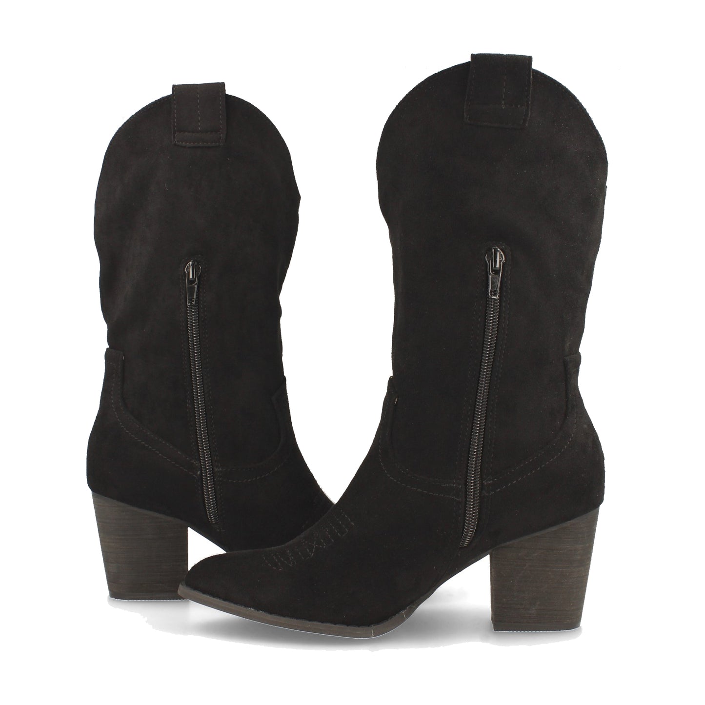 BotinCampero con tacón  cómodo  con Bor