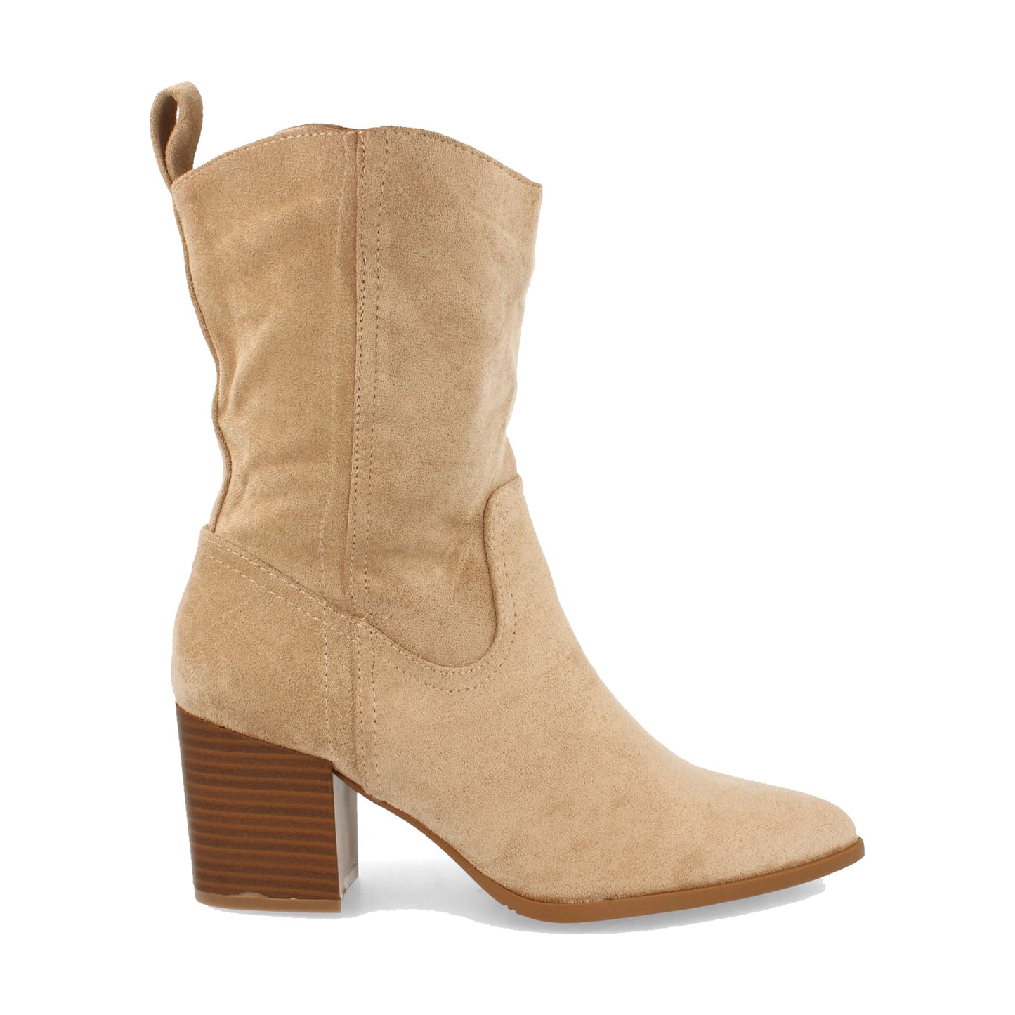 Botín de Mujer  con tacón Alto Cuadrado