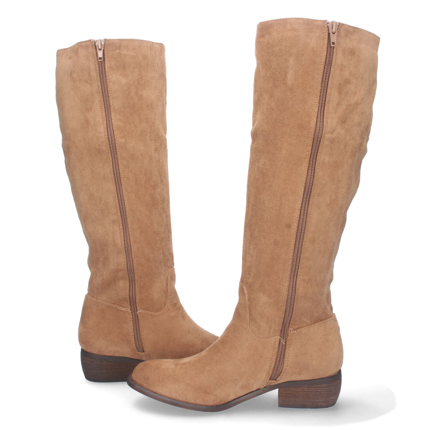 Bota de Tacon Bajo para Mujer Comoda c