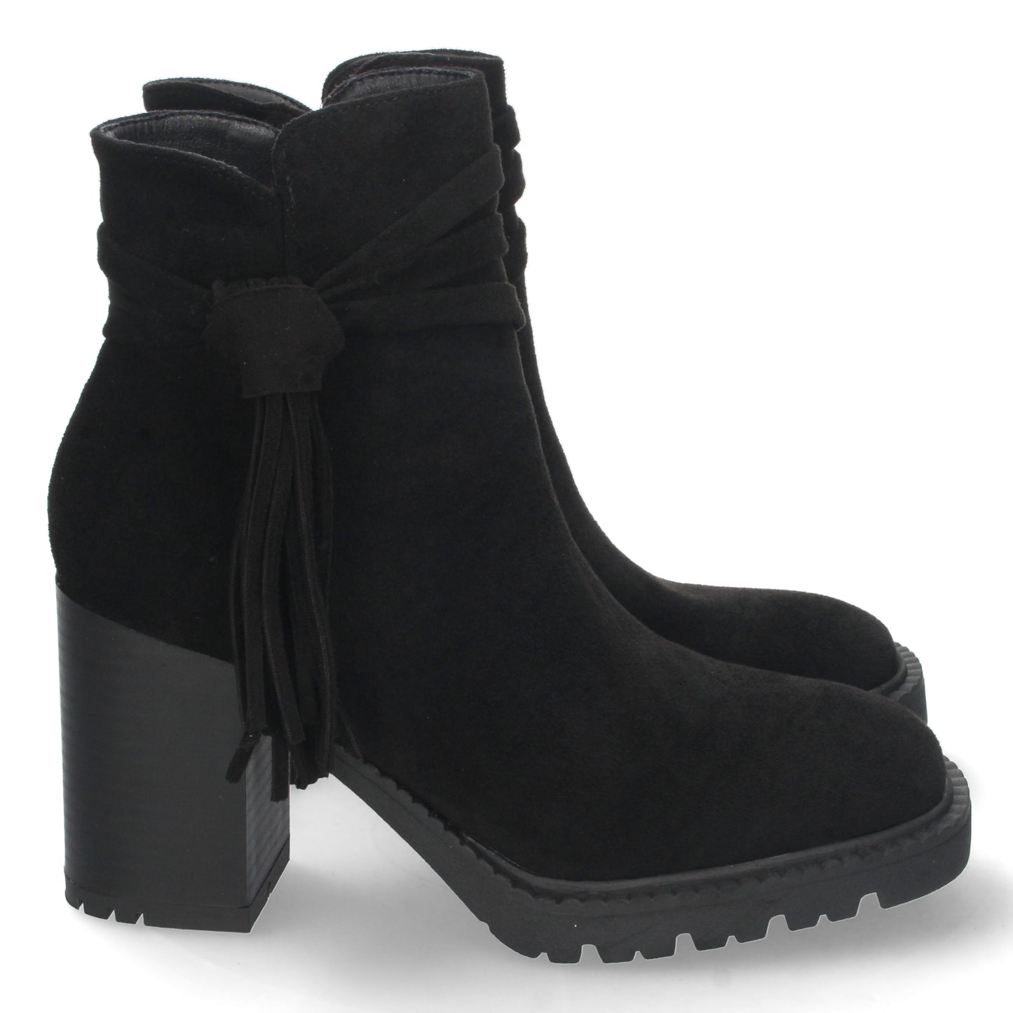 Botín de Mujer con tacón Comodos Fleco