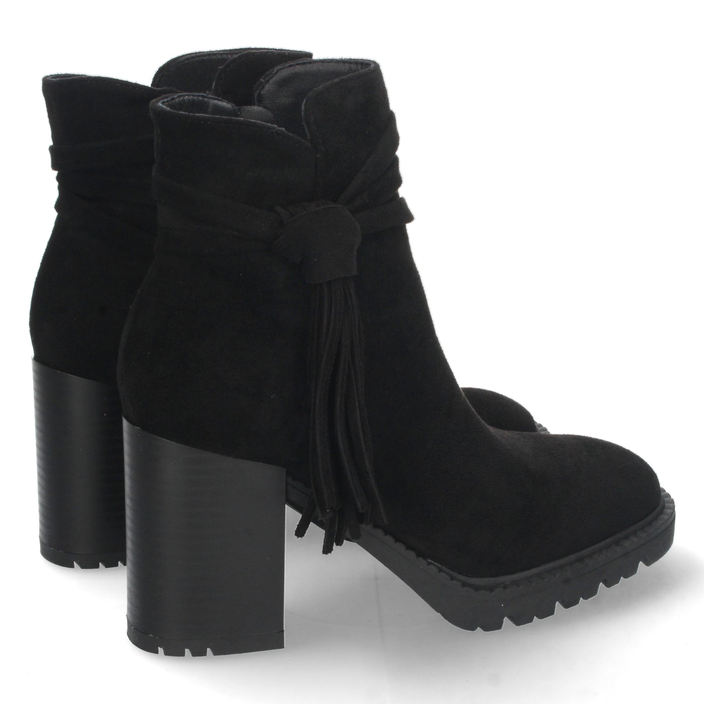 Botín de Mujer con tacón Comodos Fleco