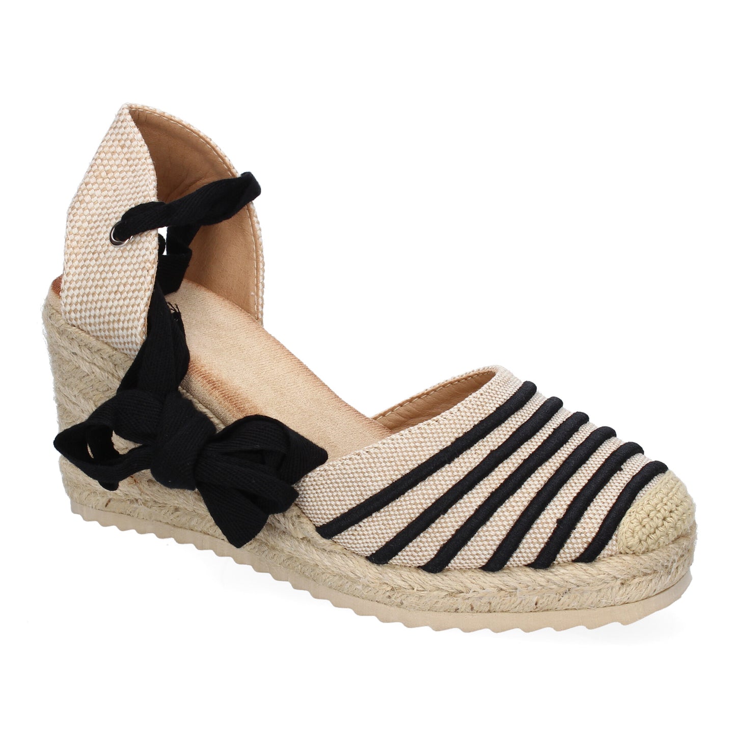 Sandalia de Mujer con cuña de Yute Comodas y Eleg