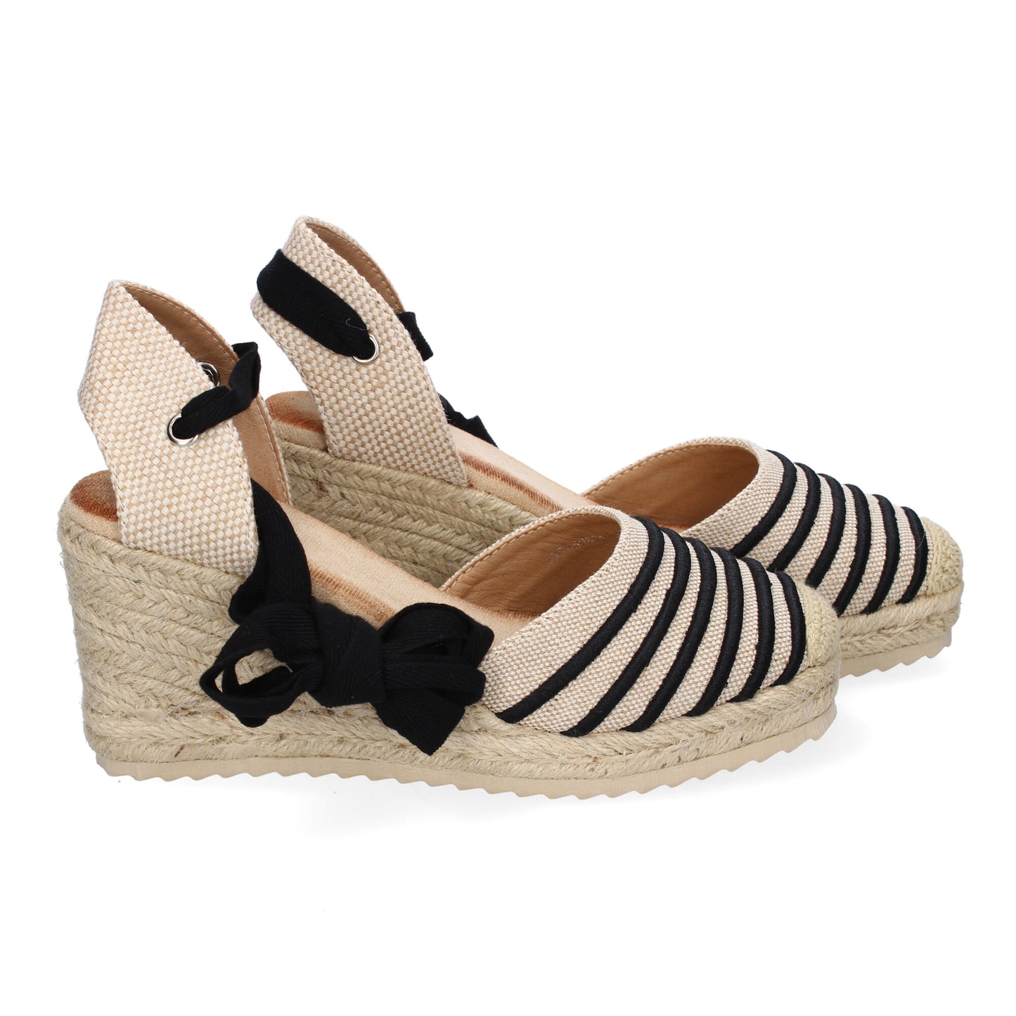 Sandalia de Mujer con cuña de Yute Comodas y Eleg