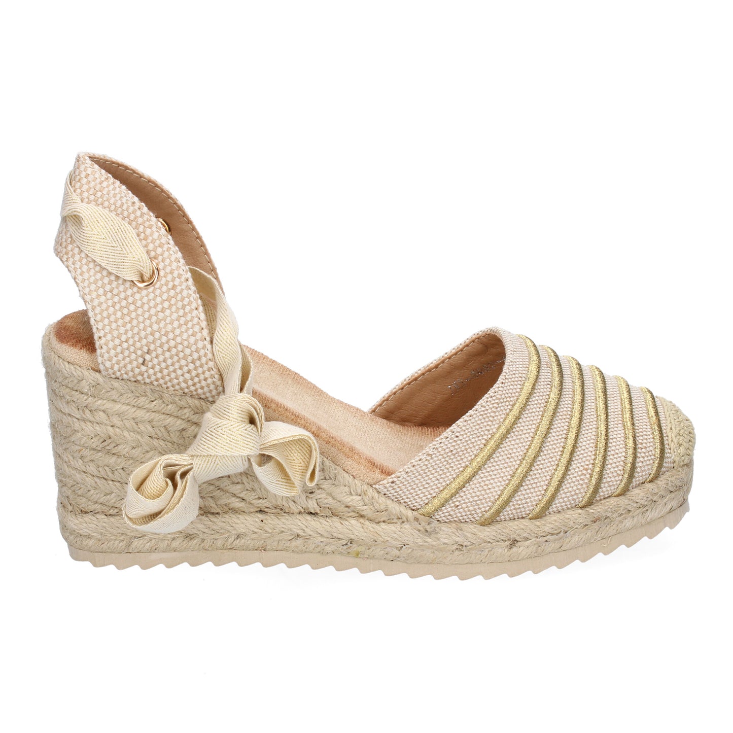 Sandalia de Mujer con cuña de Yute Comodas y Eleg