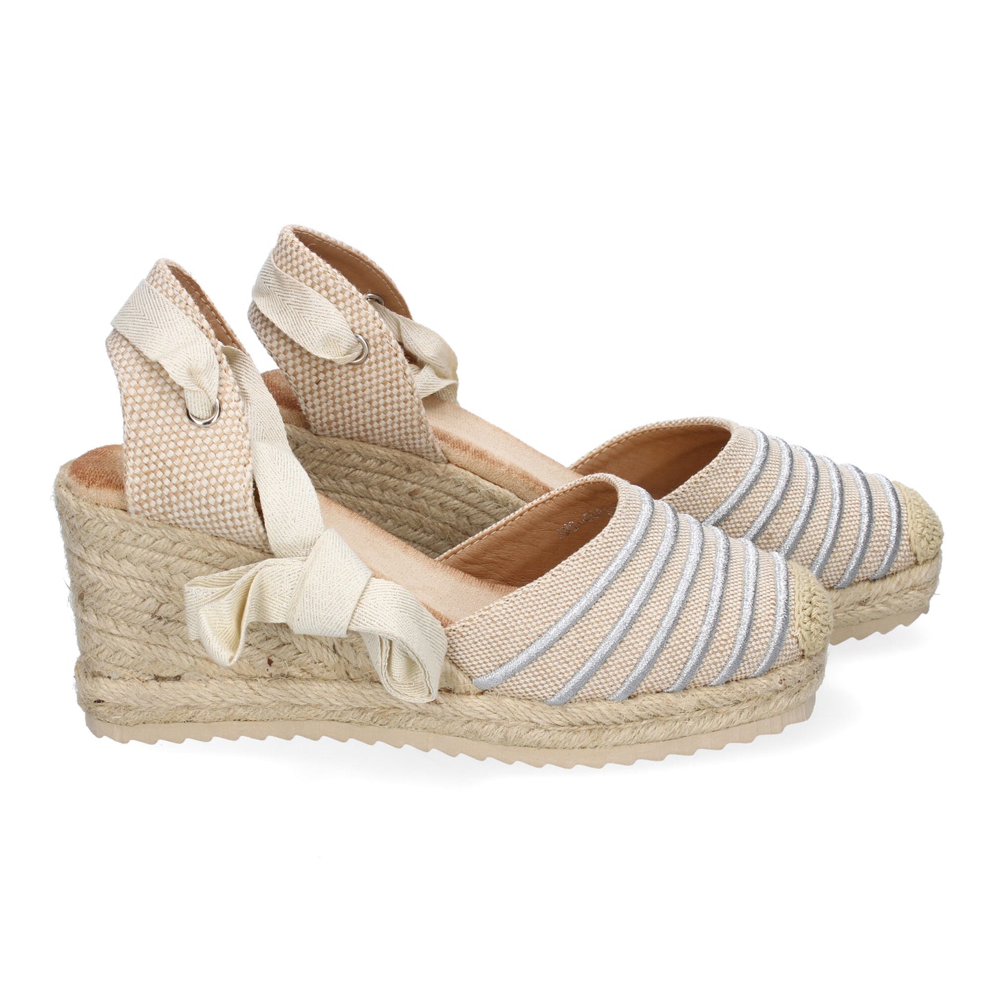 Sandalia de Mujer con cuña de Yute Comodas y Eleg