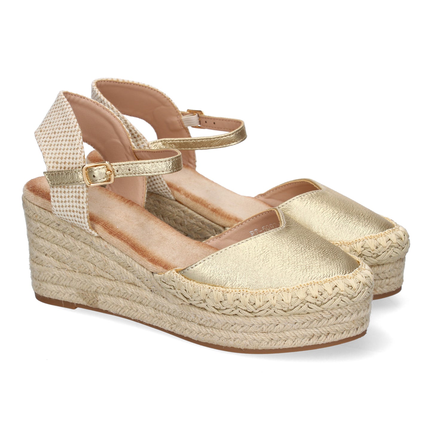 Sandalia de cuña de Yute para Mujer Comodas y Ele