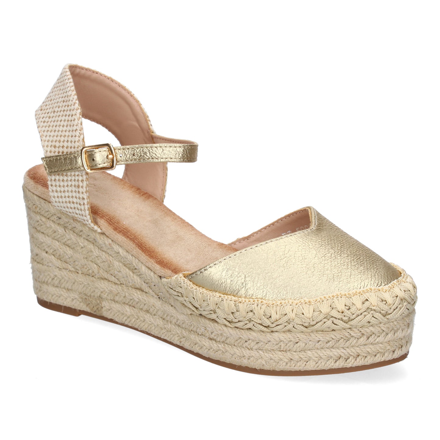 Sandalia de cuña de Yute para Mujer Comodas y Ele