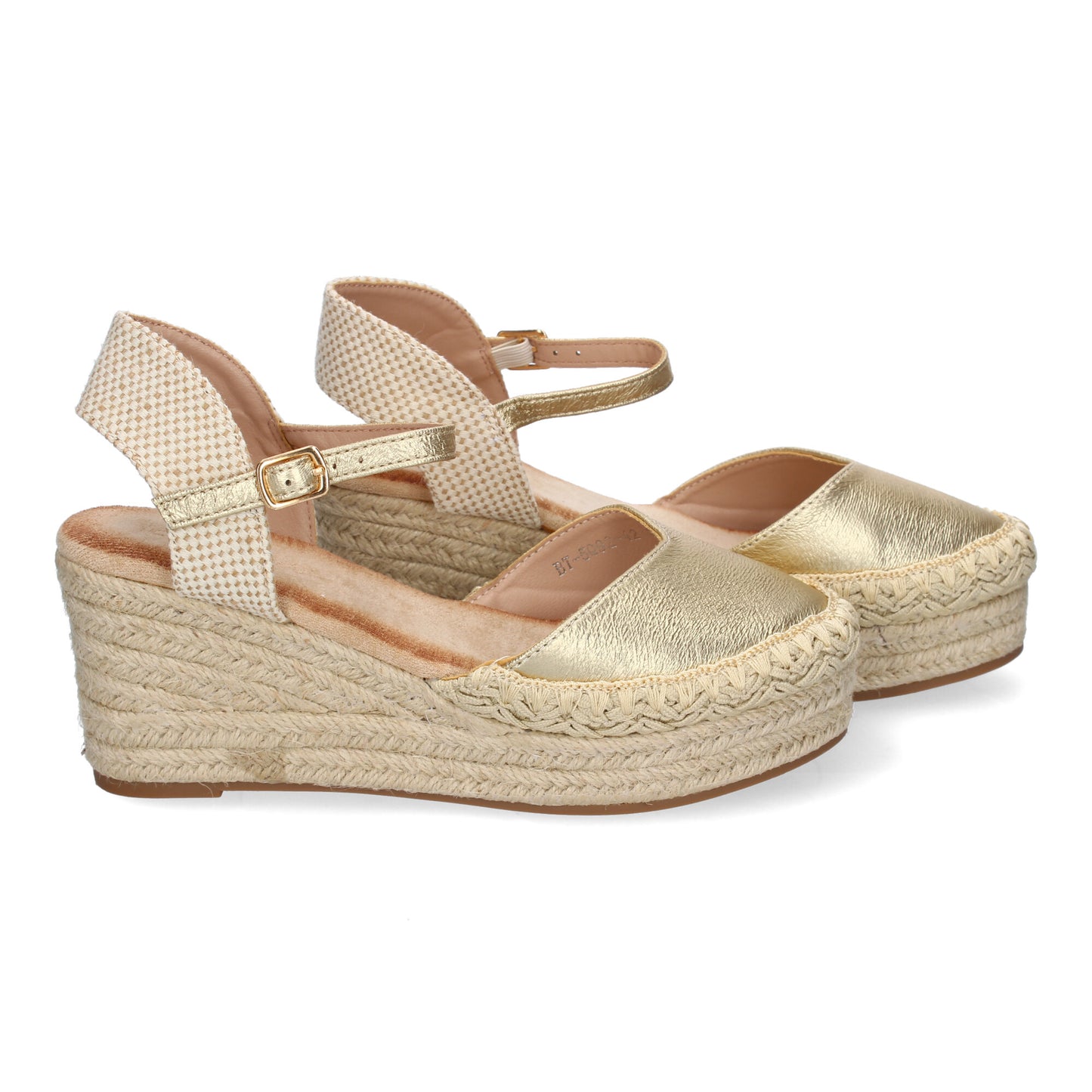 Sandalia de cuña de Yute para Mujer Comodas y Ele