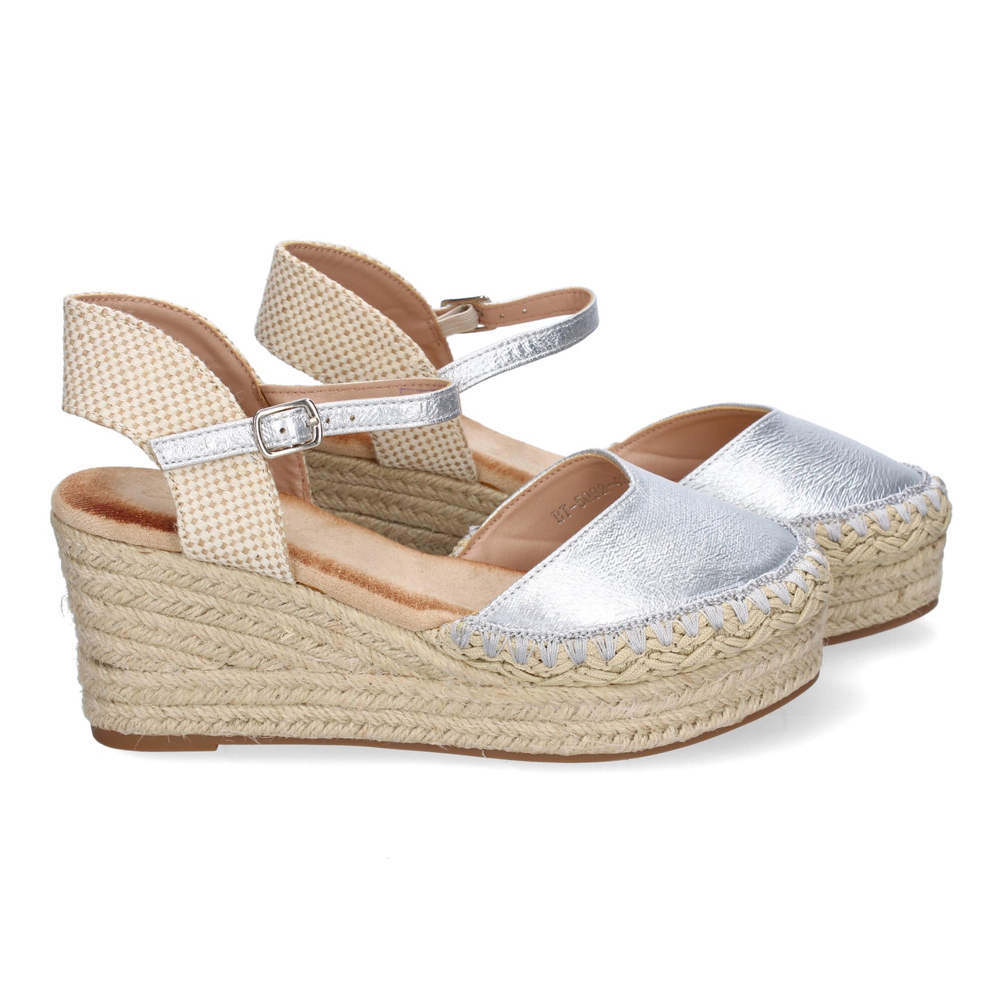 Sandalia de cuña de Yute para Mujer Comodas y Ele