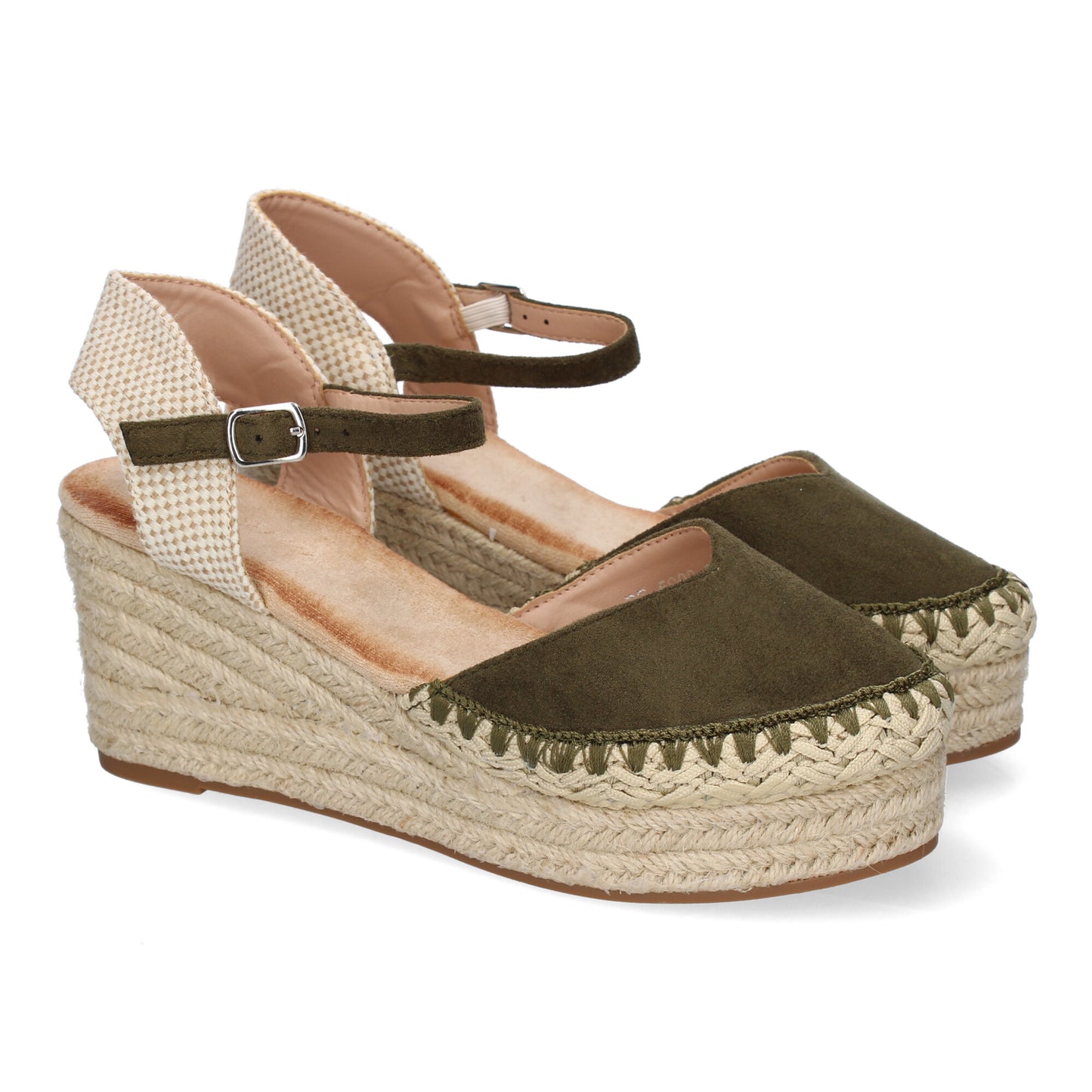 Sandalia de cuña de Yute para Mujer Comodas y Ele