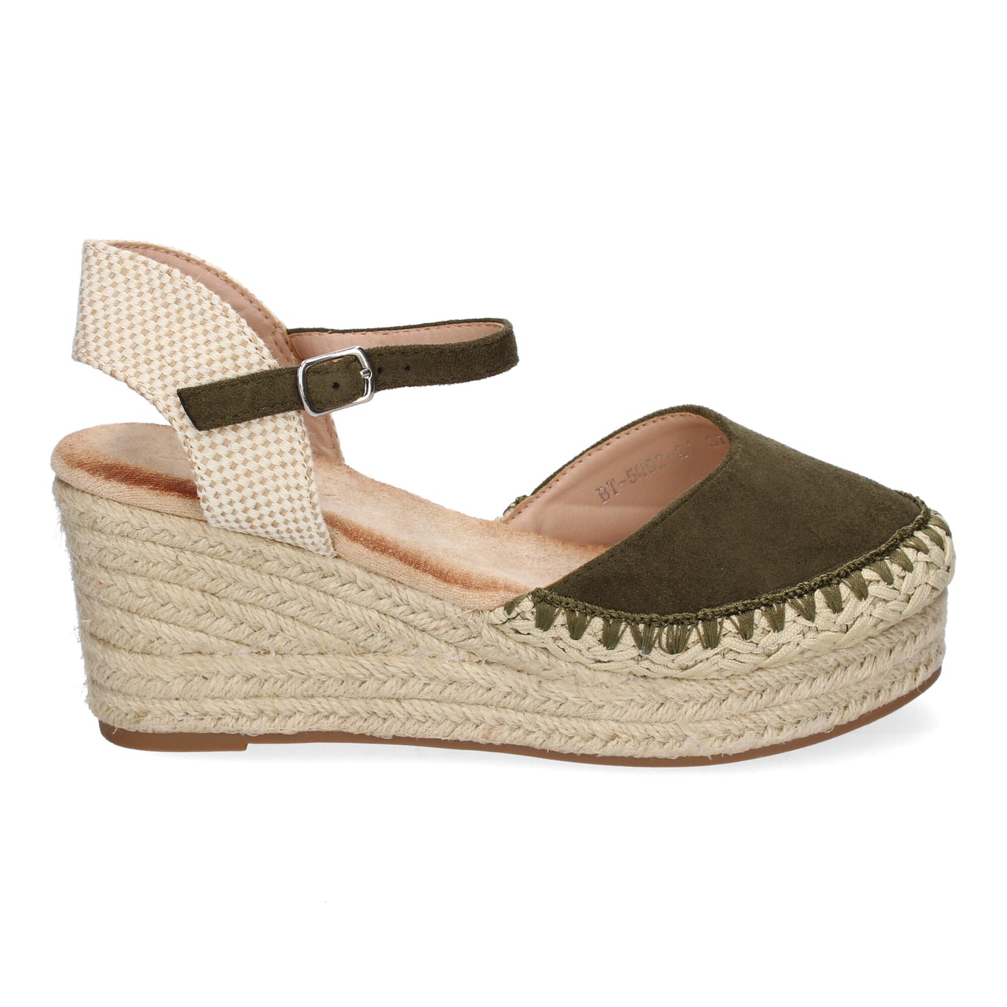 Sandalia de cuña de Yute para Mujer Comodas y Ele