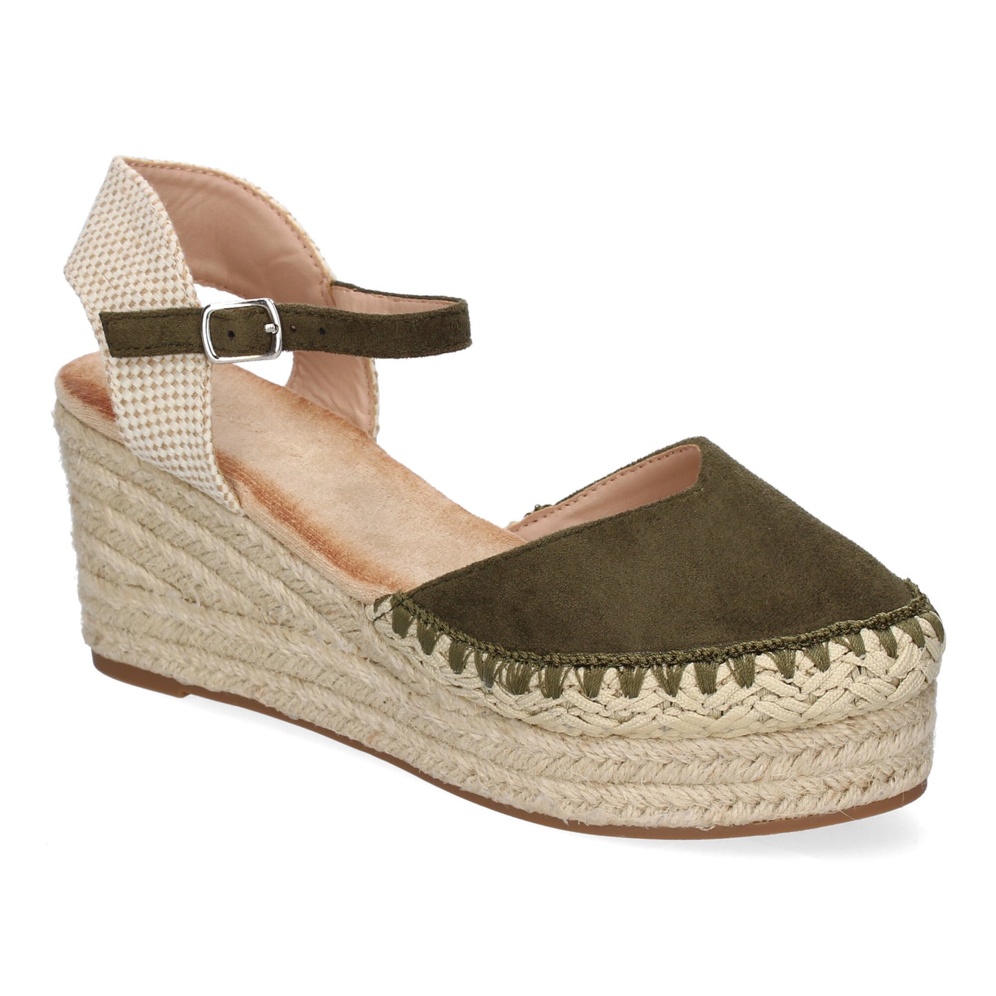 Sandalia de cuña de Yute para Mujer Comodas y Ele