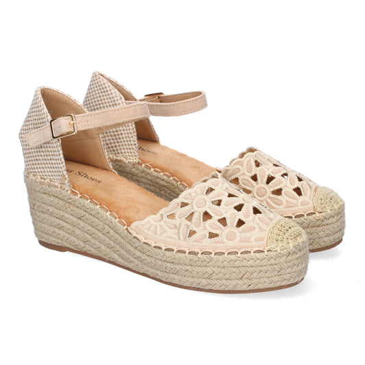 Sandalia de cuña de Yute para Mujer  Comodas y Ele