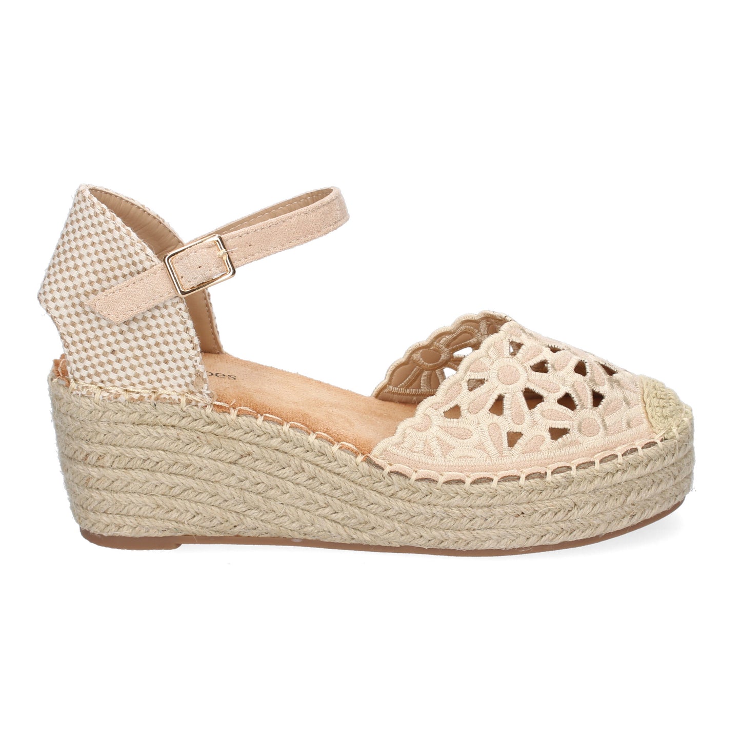 Sandalia de cuña de Yute para Mujer Comodas y Ele