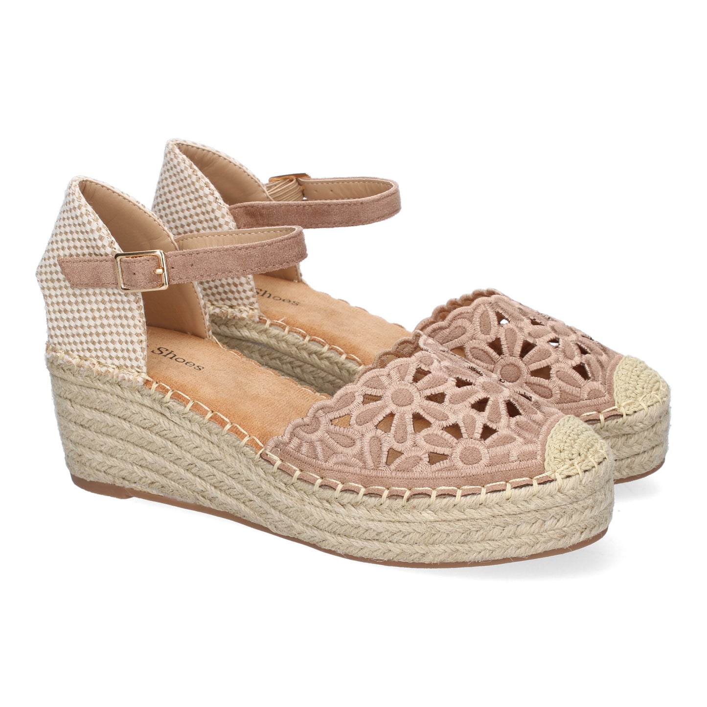 Sandalia de cuña de Yute para Mujer  Comodas y Ele