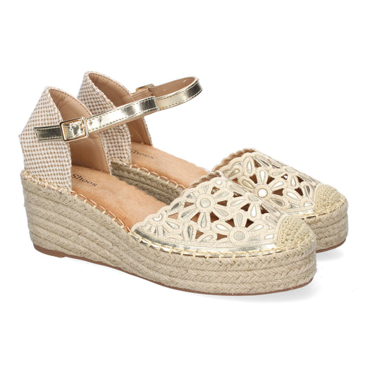 Sandalia de cuña de Yute para Mujer  Comodas y Ele
