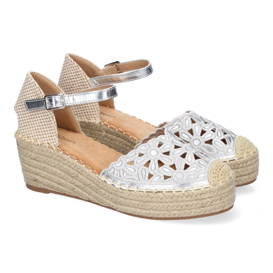 Sandalia de cuña de Yute para Mujer  Comodas y Ele