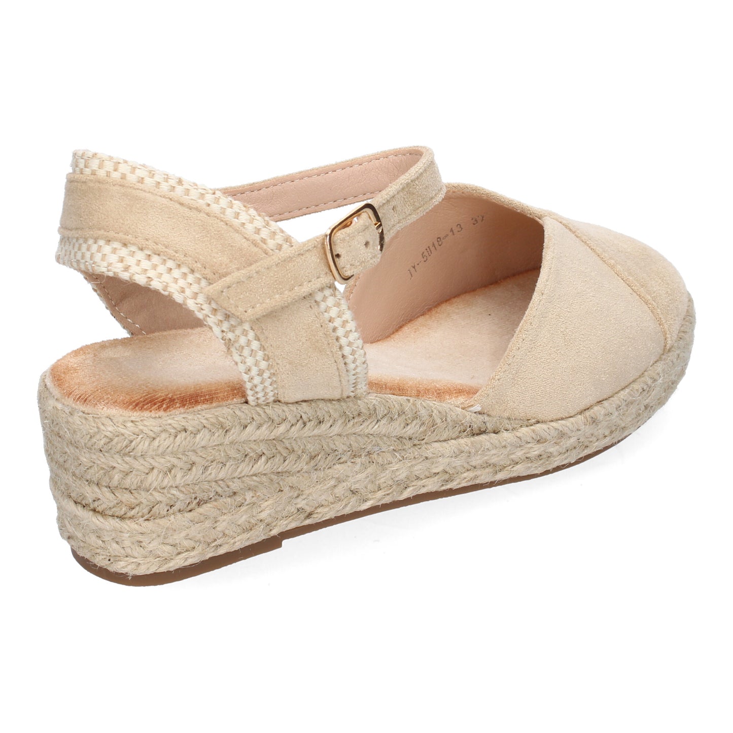 Sandalia de cuña de Yute para Mujer Comodas y Ele