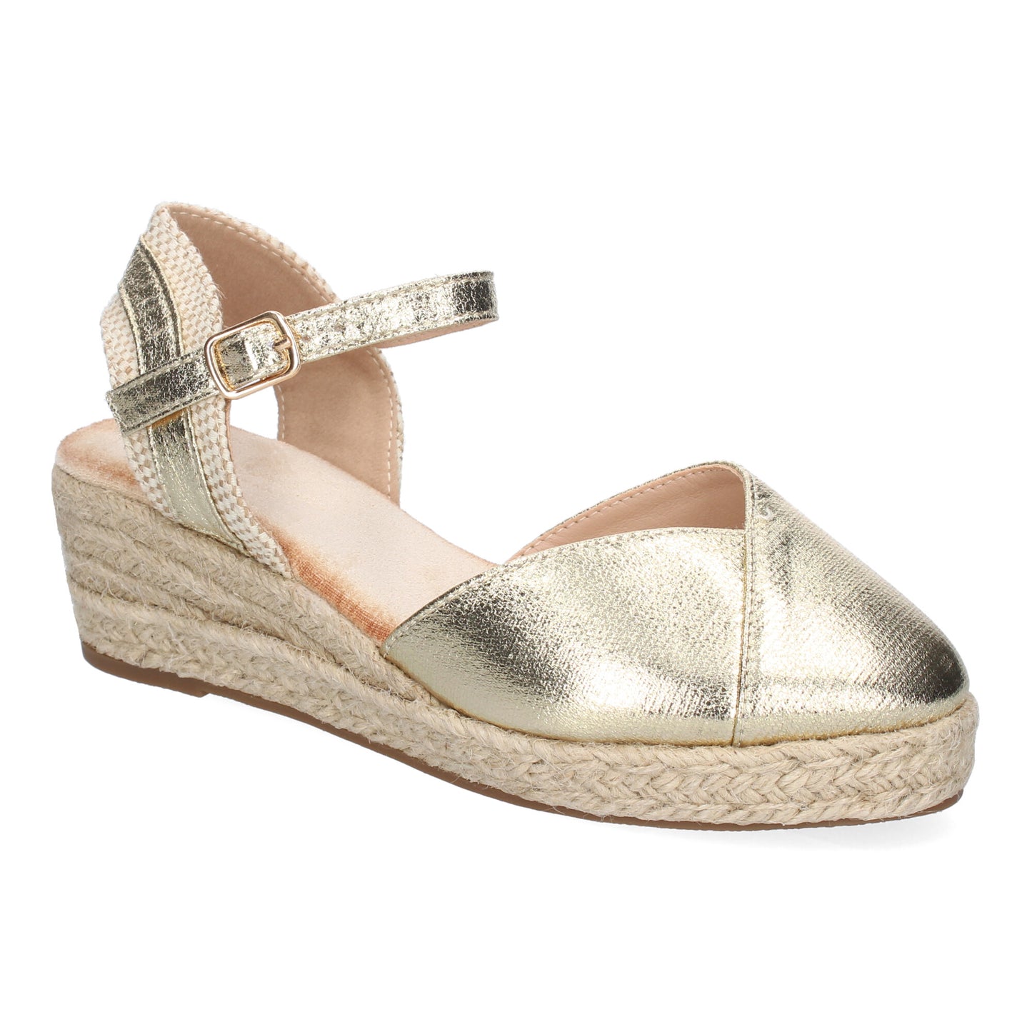 Sandalia de cuña de Yute para Mujer Comodas y Ele