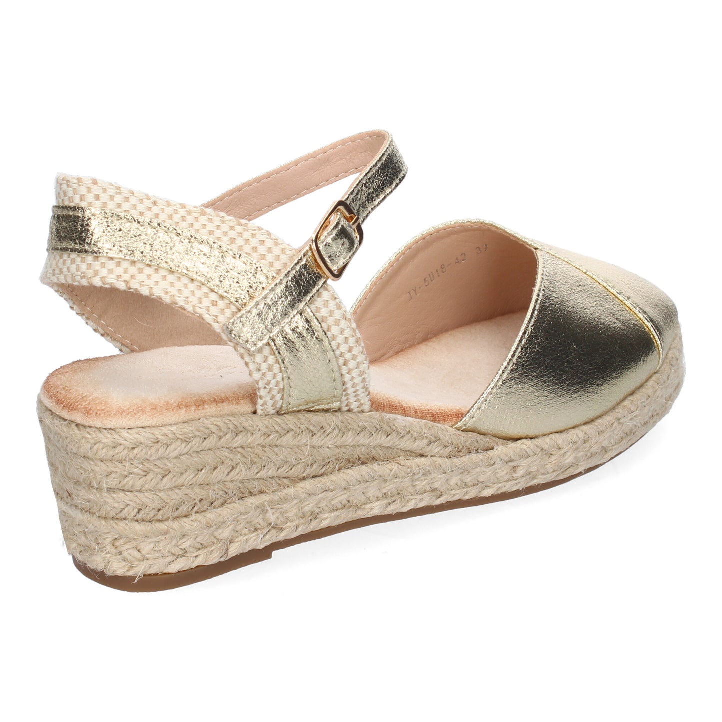 Sandalia de cuña de Yute para Mujer Comodas y Ele
