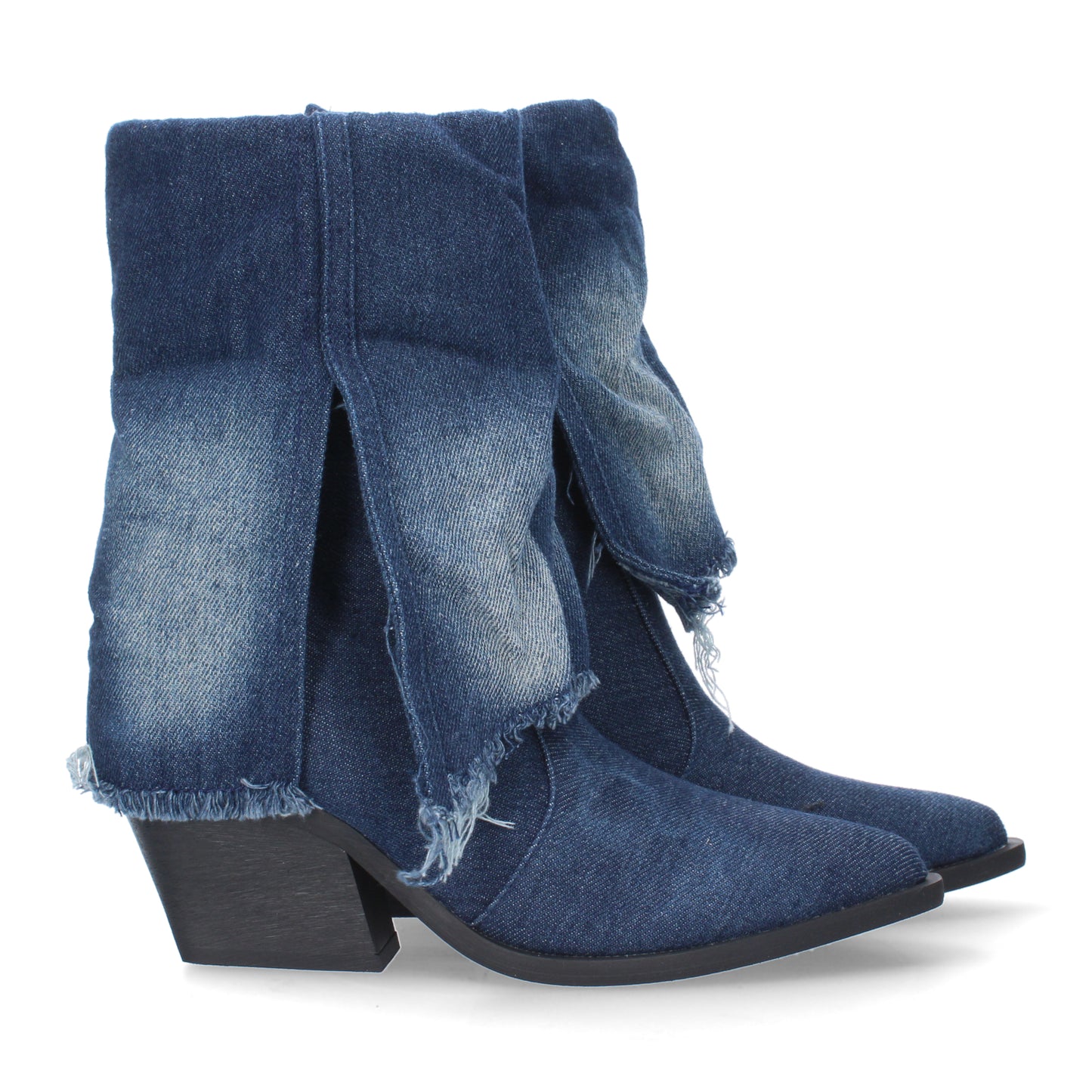 Botínde tacón para mujer cierre de cre