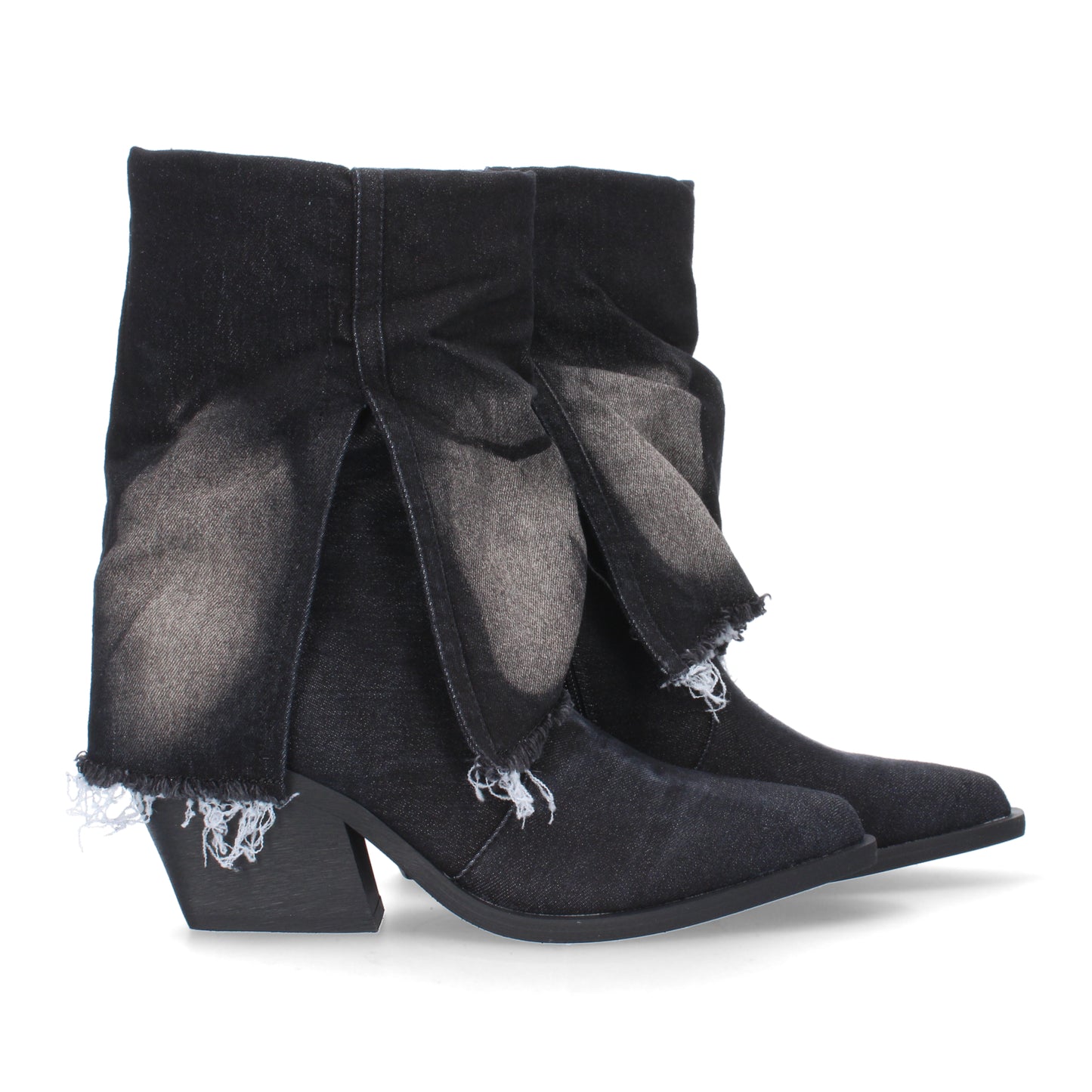 Botínde tacón para mujer cierre de cre