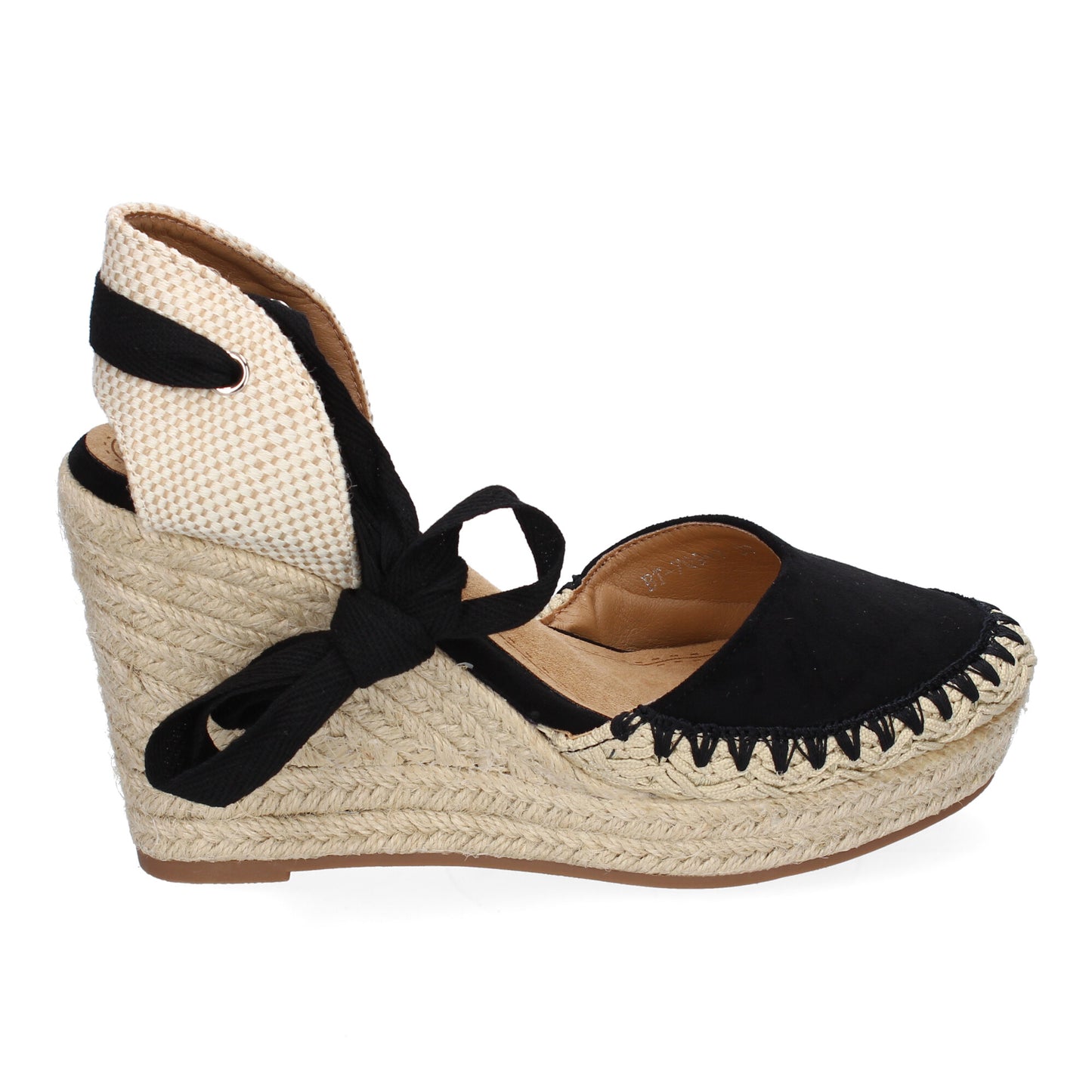 Sandalia de Mujer con cuña de Yute Comodas y Eleg