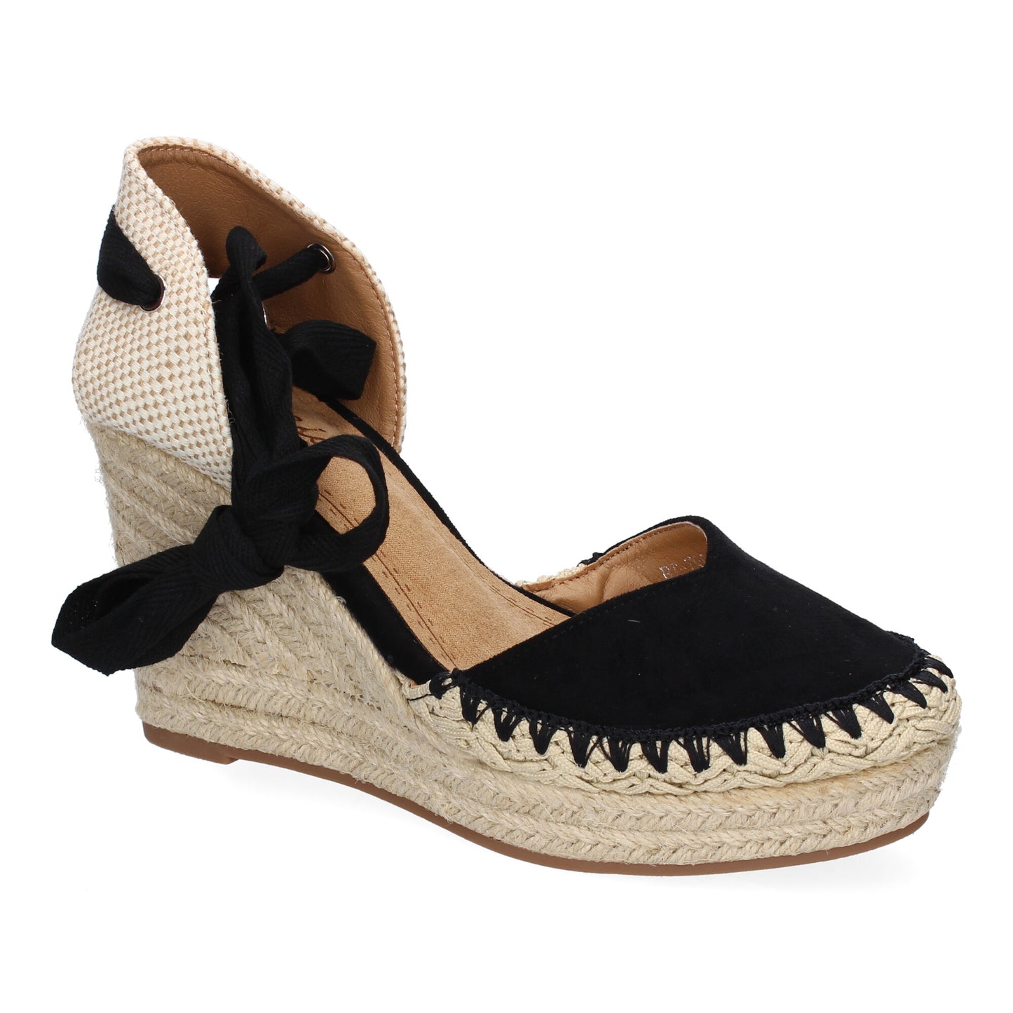 Sandalia de Mujer con cuña de Yute Comodas y Eleg