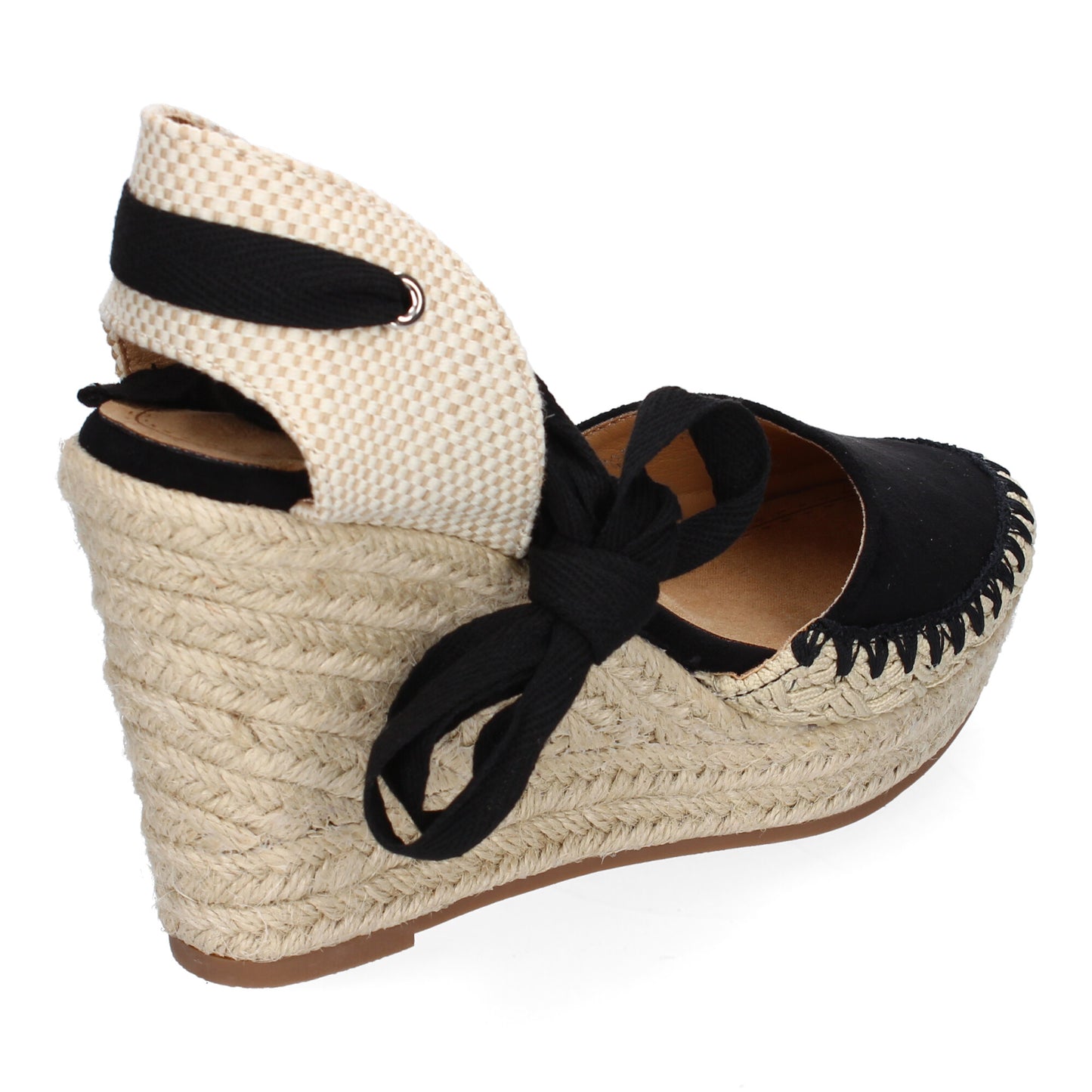 Sandalia de Mujer con cuña de Yute Comodas y Eleg