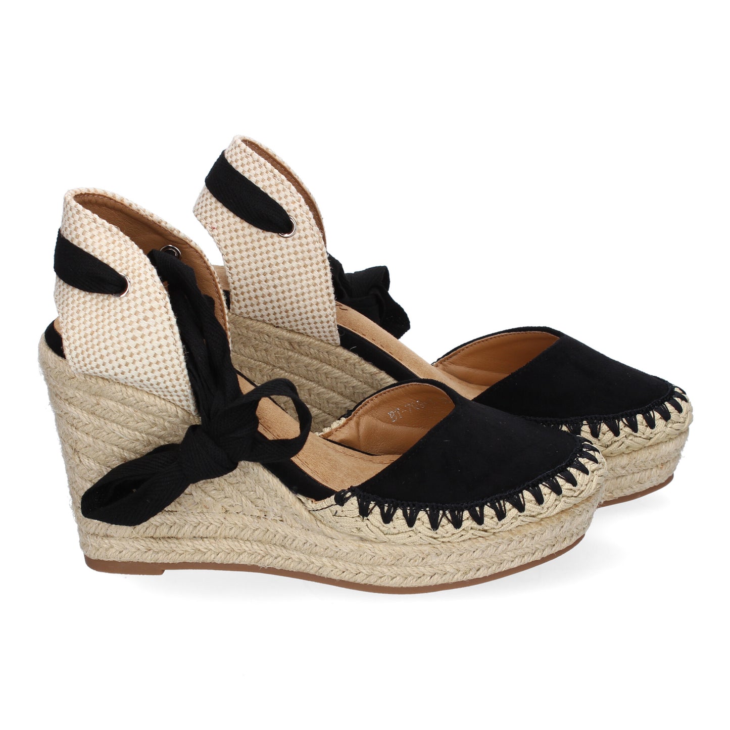 Sandalia de Mujer con cuña de Yute Comodas y Eleg