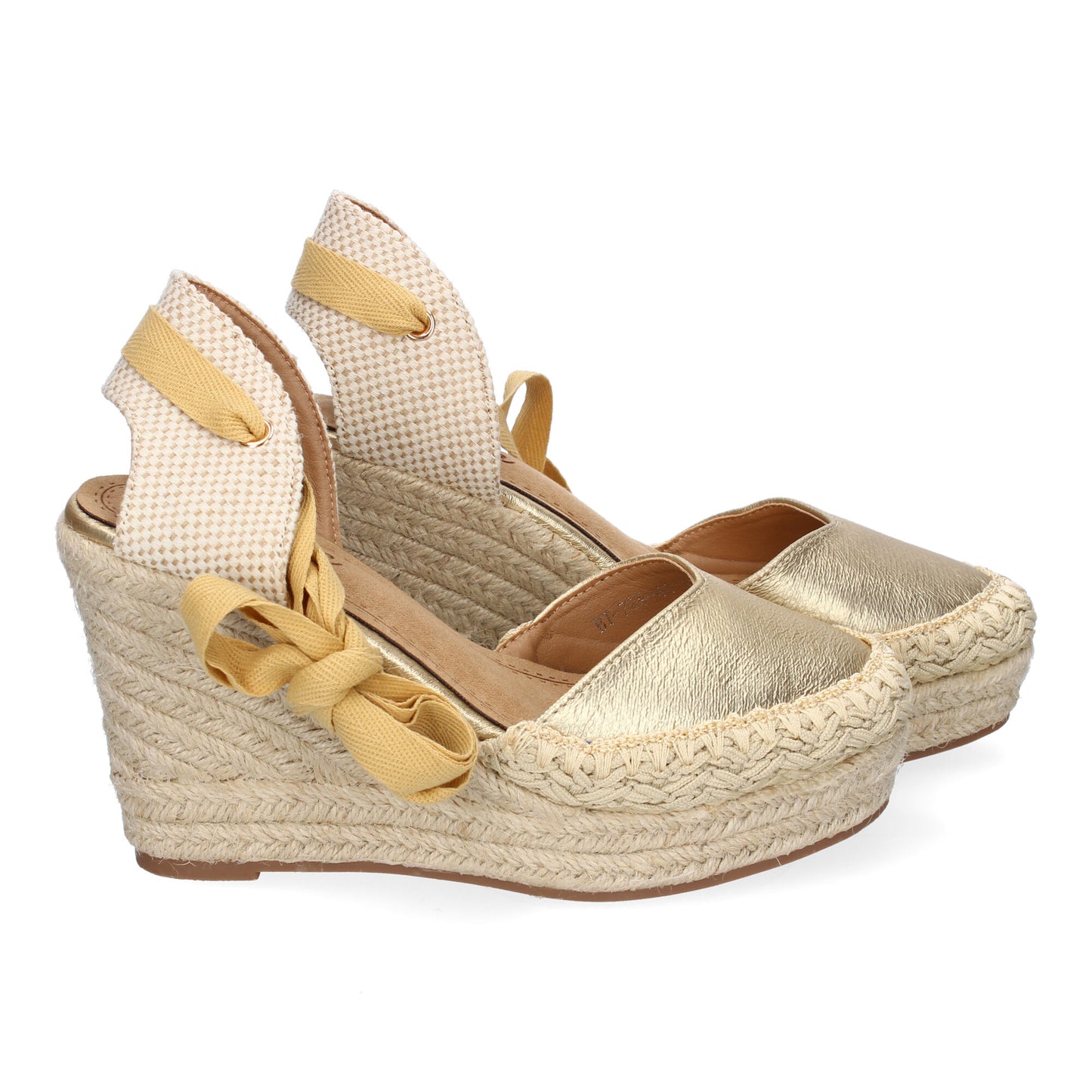 Sandalia de Mujer con cuña de Yute Comodas y Eleg