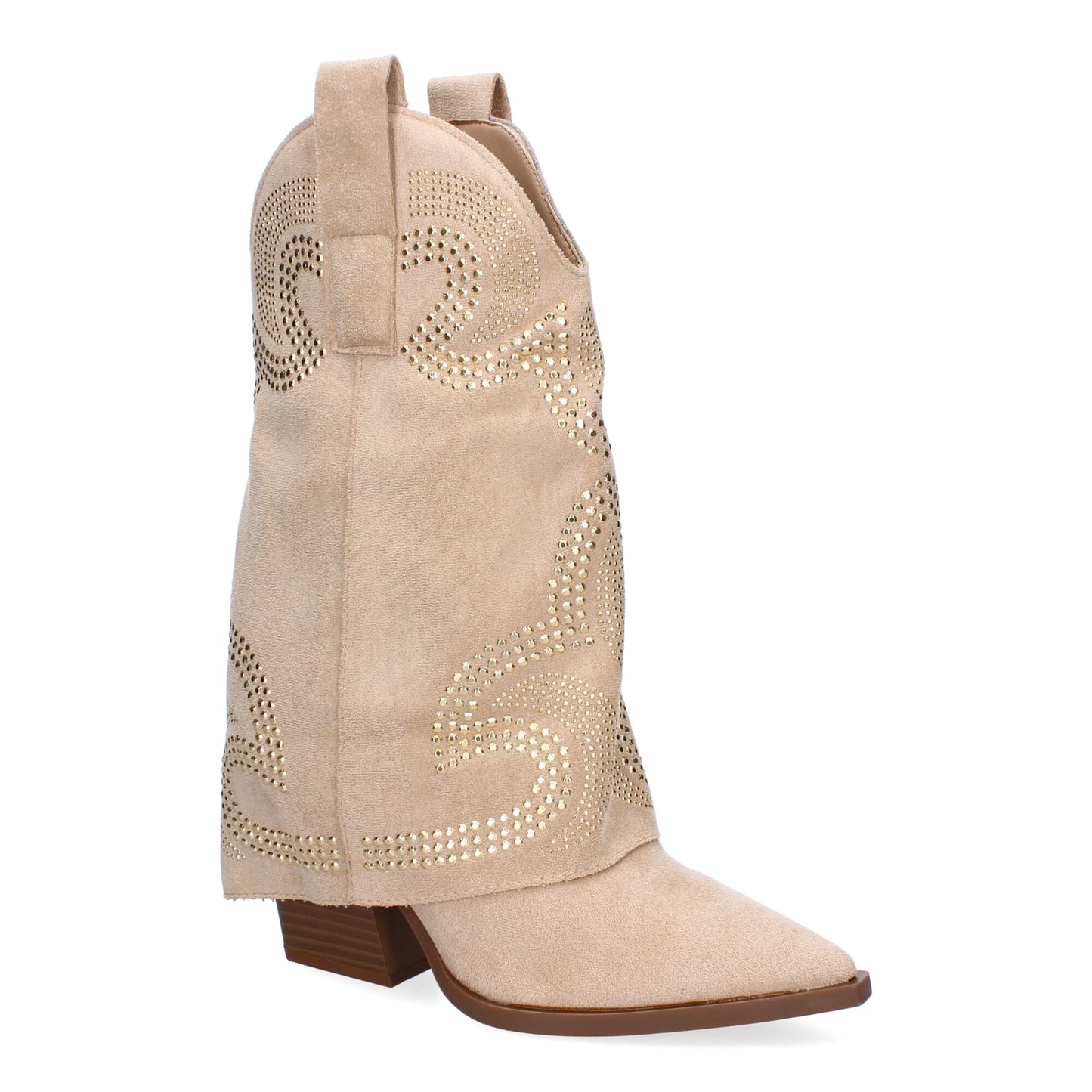 Botines de tacón para Mujer  Estilo Cowboy Polaina
