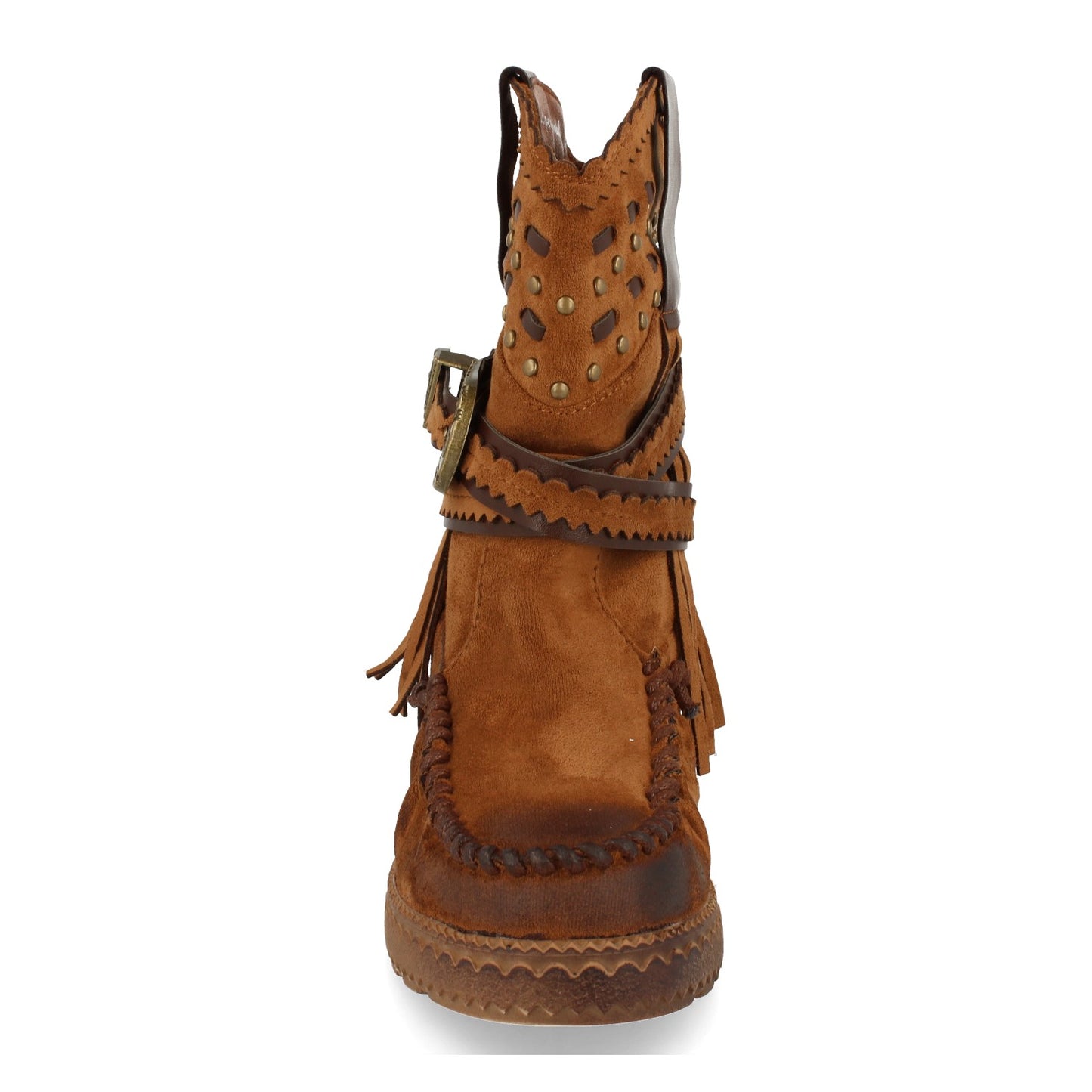 Bota de Estilo Indio Correas con Hebill