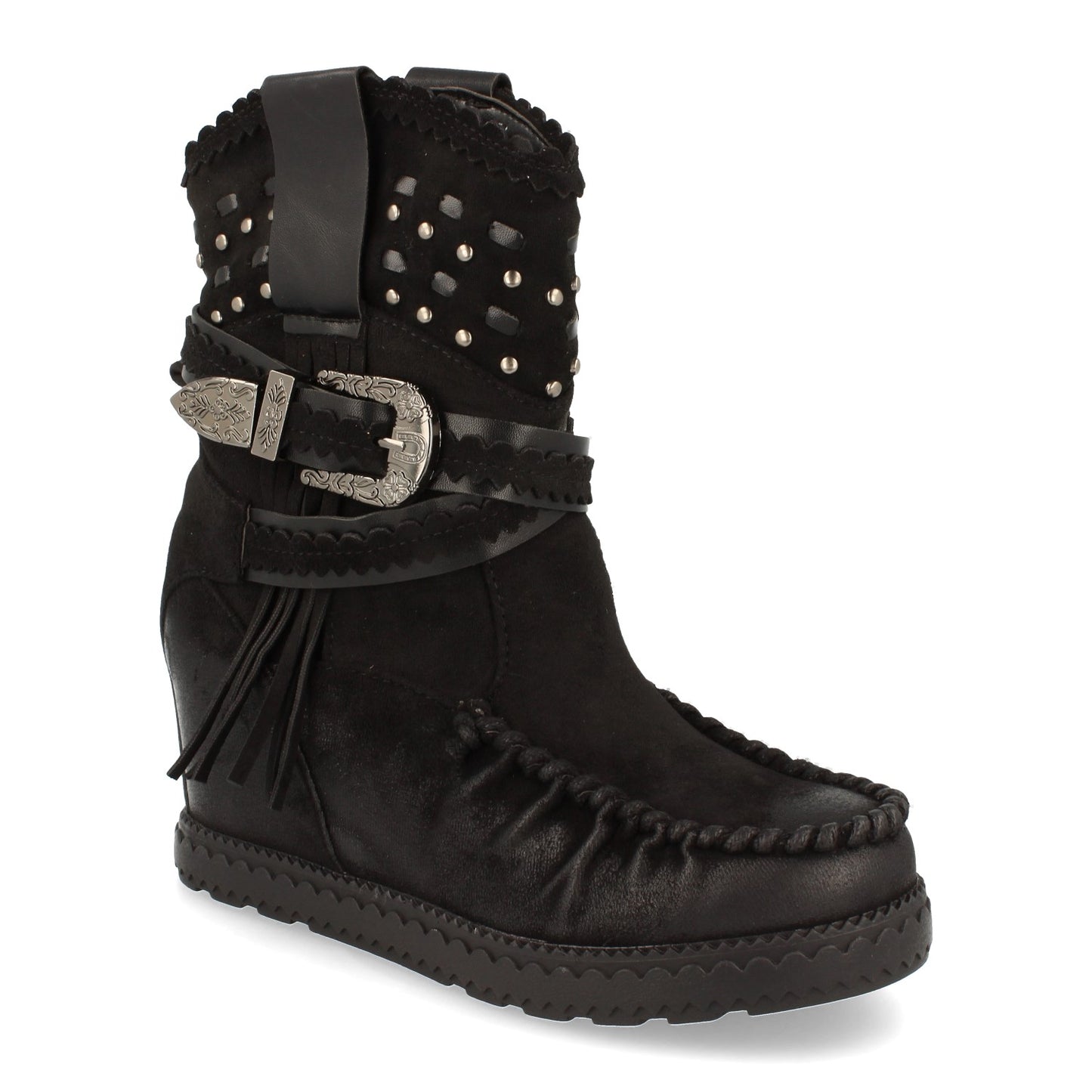 Bota de Estilo Indio Correas con Hebill