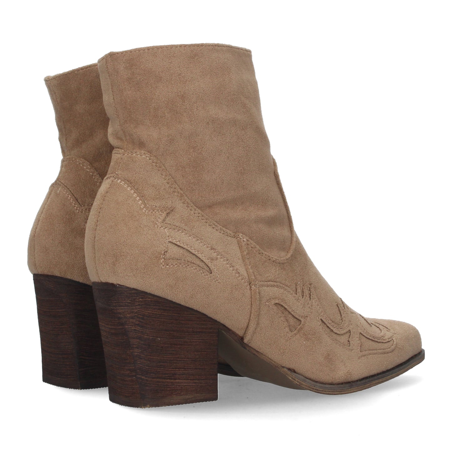 Botines camperos para mujer de tacon med