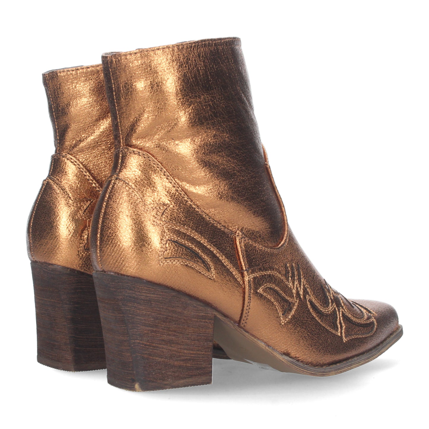 Botines camperos para mujer de tacon med