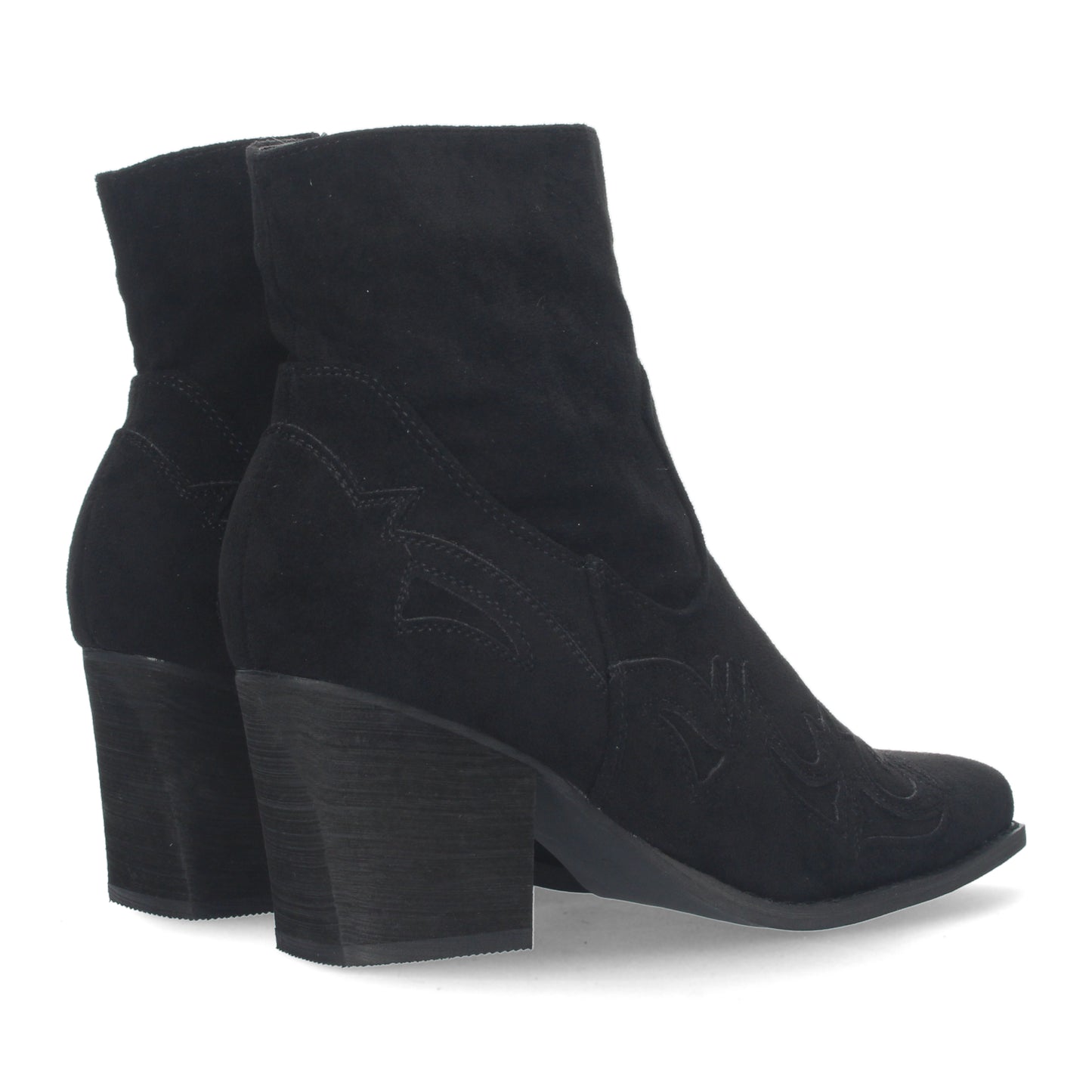 Botines camperos para mujer de tacon med