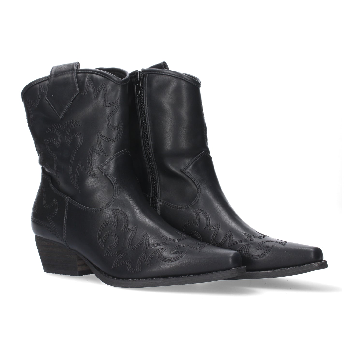 Botin de tacon bajo comodo para mujer b