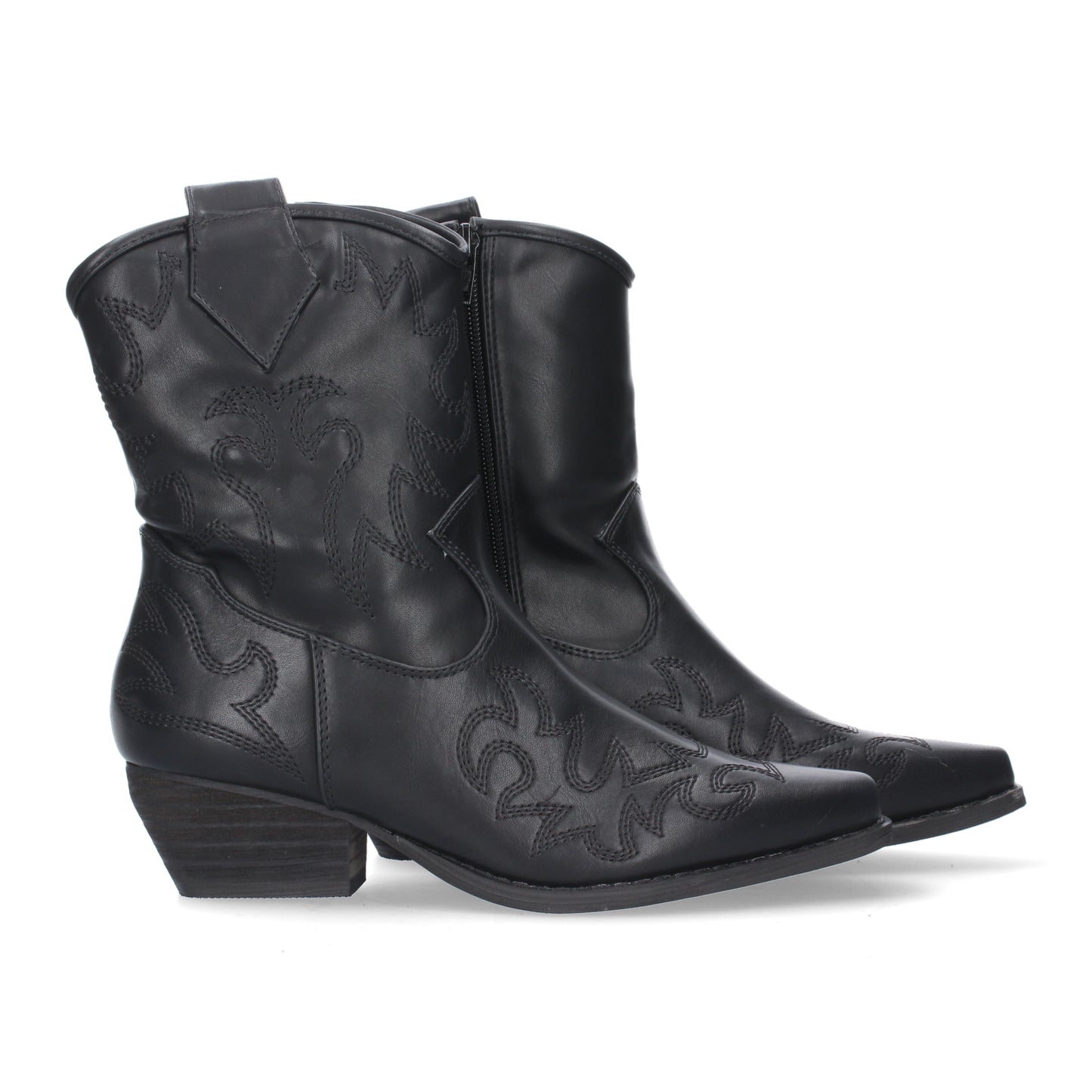 Botin de tacon bajo comodo para mujer  b